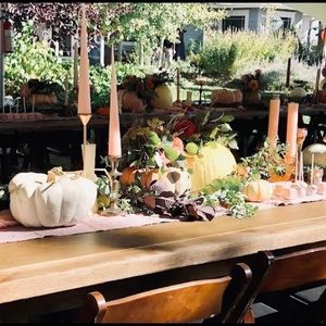 Brand: greentree home
Color:blush
Size:9”
Condition:NIB